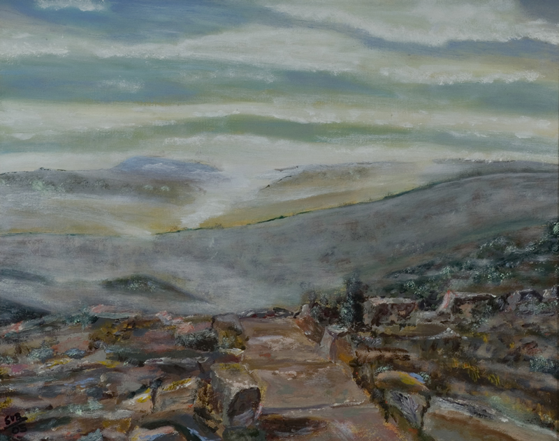 Cadillac Mountain
Bar Harbor Maine
14" x 11" Oil on Canvas 2005