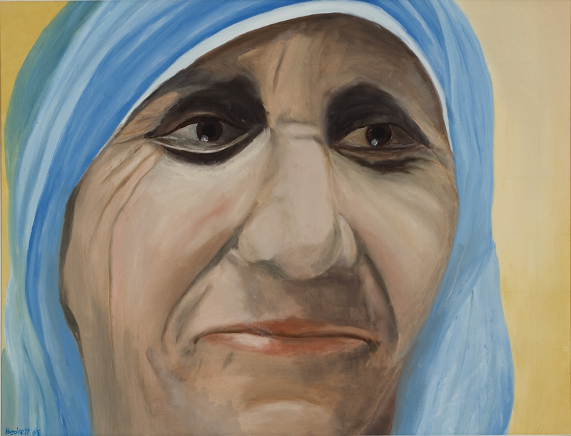 Mother Theresa
26" x 22" Oil on Canvas 2005