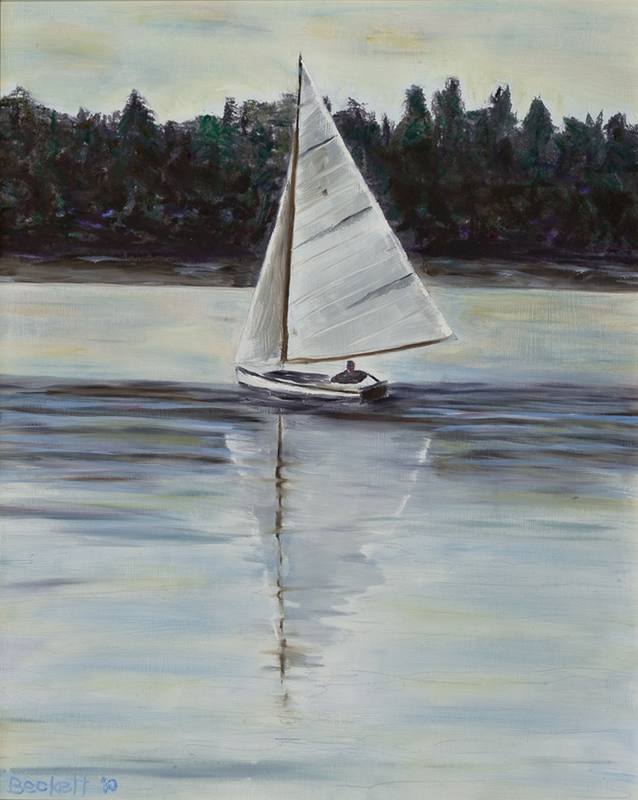 Wooden Boat Harbor, Penobscot Bay, ME
16" x 20" Oil on Panel 2010
Private Collection of Mary Giftos