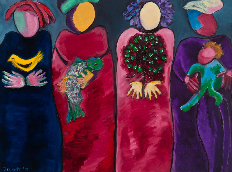 Study after Jane Ann Altman: Guardians
18" x 24" Oil on Panel 2010 NFS
Poster Reference Jane Ann Altman