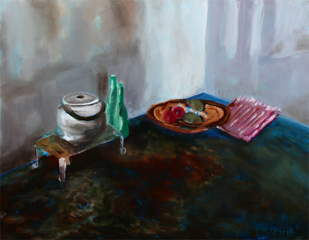 Aliyah's Kitchen - Moshi, Tanzania
11" x 14" Oil on Canvas 2011
Photo Reference by Wendy Pollock