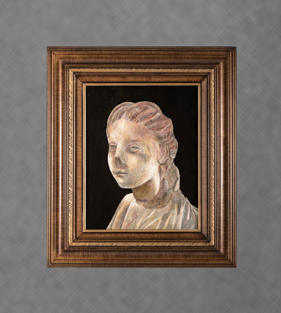 Roman Bust
11 in x 14 in Oil on MDF Panel 2018