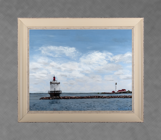 Spring Point, South Portland, Maine
16 in x 20 in Oil on Canvas 2018
Private Collection of Dr. Wendy Pollock