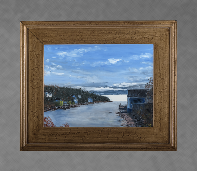 Clearing Over Harpswell
9 in x 12 in Oil on Panel 2018