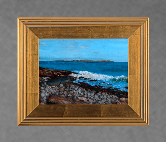 Boom Beach, Isle au Haut
9 in x 12 in Oil on Panel 2018