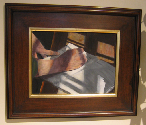 The Guest
9 in x 12 in Oil on Panel 2007
Photo Reference by John Roberts
Private Collection of Larry Beckett and Laura Fletcher