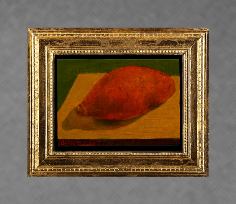 Sweet Potato - 5 in x 7 in Oil Belgian Linen on Panel - 2012