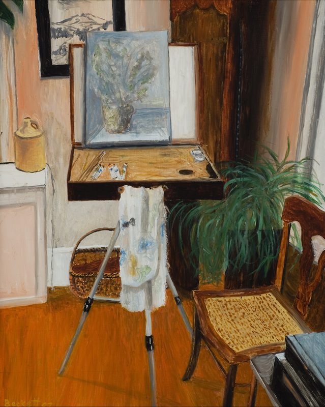 Winter Studio
16 in x 20 in Oil on Panel 2007
Private Collection of Brenda Frost & Gail Sweat