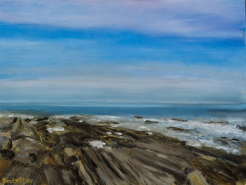 Two Lights, Cape Elizabeth, Maine
9 in x 12 in Oil on Panel 2007
Private Collection of Elizabeth Garnett
